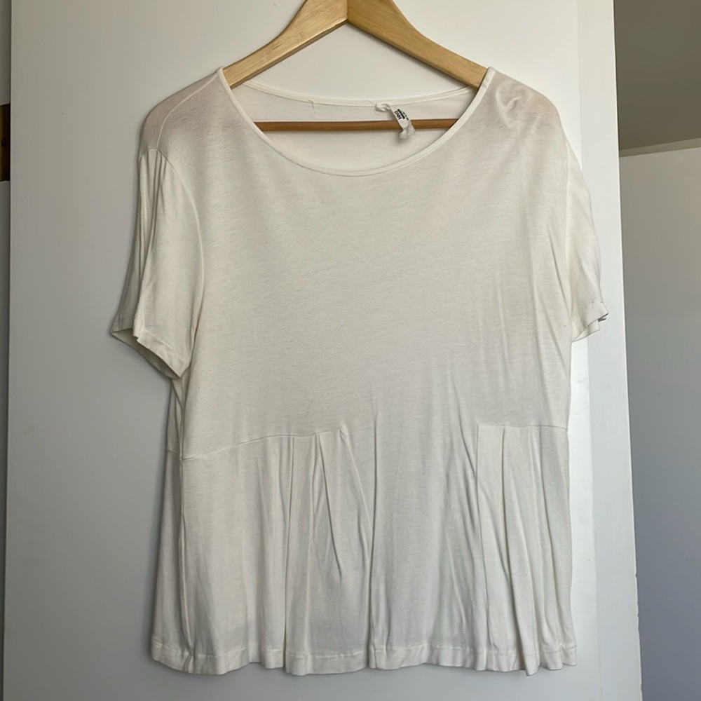 MNG Mango peplum top